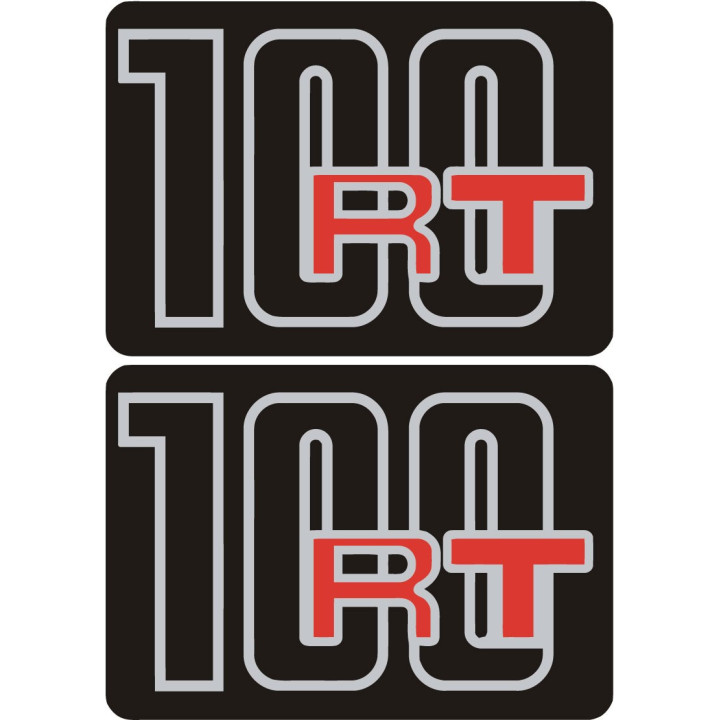 Bmw R100 Rt Black And Blue Stickers Decals x2 - DecalsHouse
