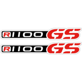 Bmw R1100 Gs Black And Red Stickers Decals x2 - DecalsHouse