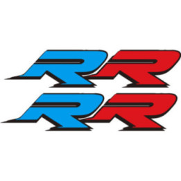 Bmw Rr Red And Blue [Converted] Stickers Decals x2 - DecalsHouse