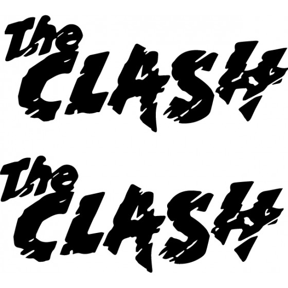 2x The Clash Band Decals...