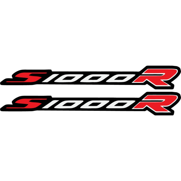 Bmw S 1000 R Red And White Stickers Decals x2 - DecalsHouse