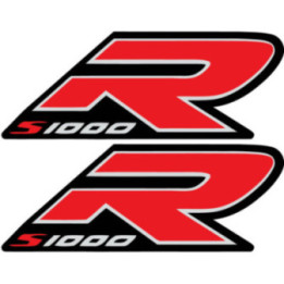 Bmw S 1000 R Red And White Style 2 Stickers Decals x2 - DecalsHouse