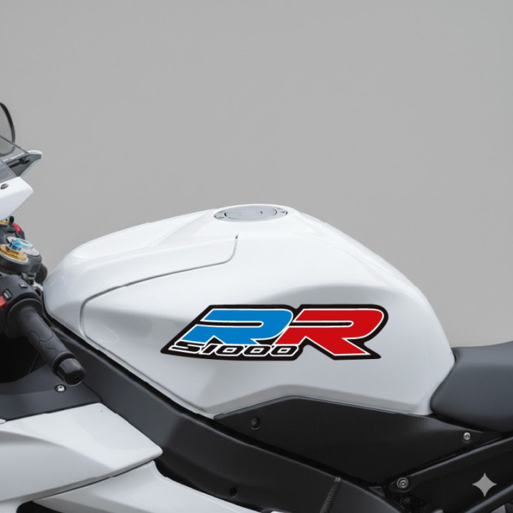 Bmw S 1000 R Red Blue And Black Stickers Decals x2 - DecalsHouse