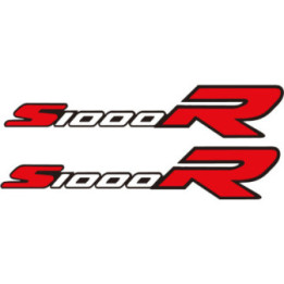 BMW S 1000 R Red Stickers – Motorrad Naked Bike Decals (2-Pack)