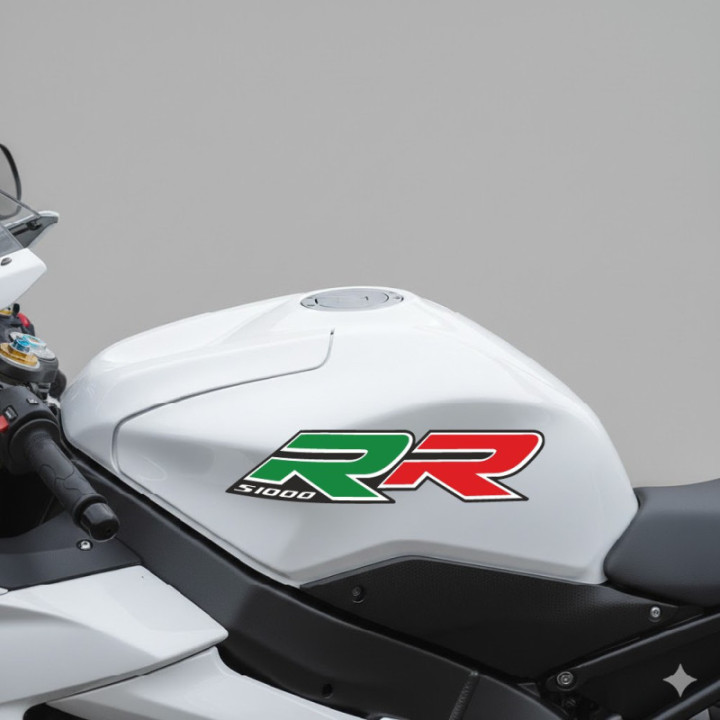 Bmw S 1000 Rr Green And Red Stickers Decals x2 - DecalsHouse