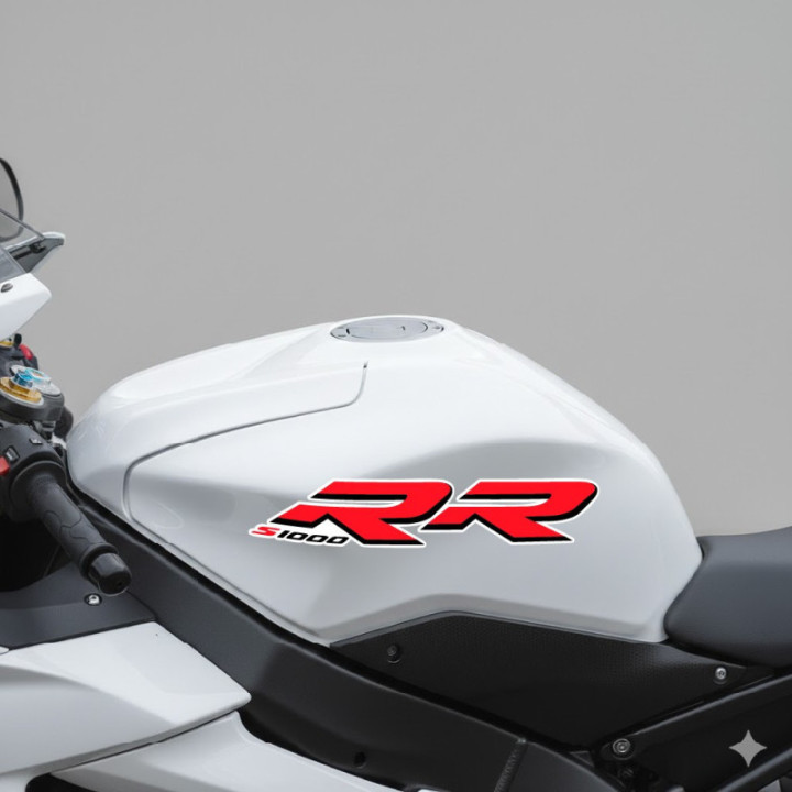 Bmw S 1000 Rr Red Stickers Decals x2 - DecalsHouse