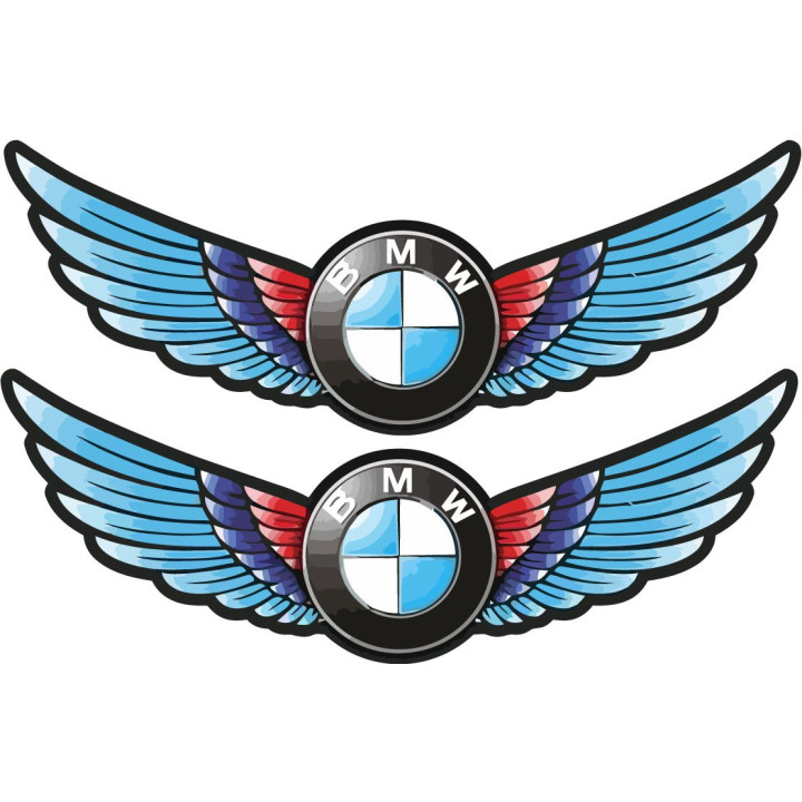 BMW Motorrad Wings Stickers – GS Adventure Decals (2-Pack)