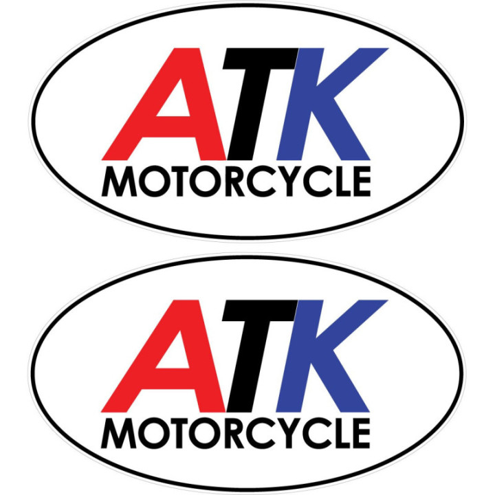 Atk Logo Oval Stickers Decals 2x - DecalsHouse