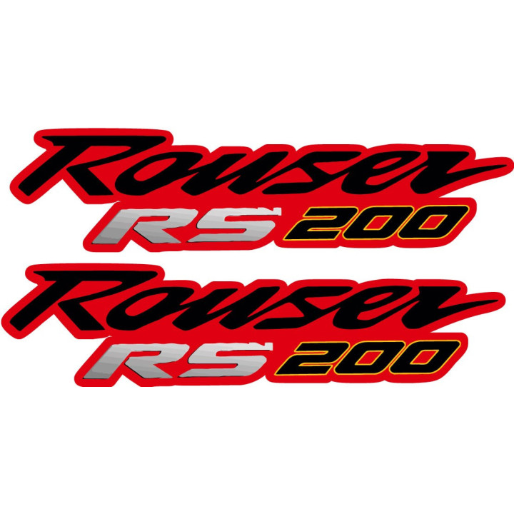 Bajaj Pulsar Rs200 Stickers Decals 2x - DecalsHouse