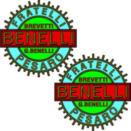 Benelli Fratelli Logo Stickers Decals 2x - DecalsHouse