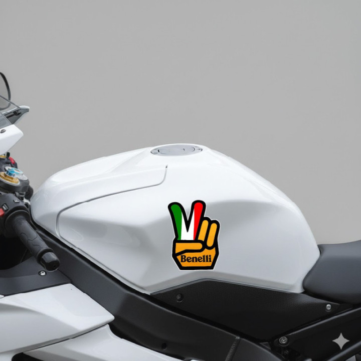 Benelli Love Stickers Decals 2x - DecalsHouse