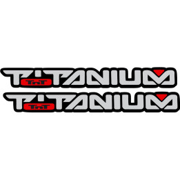Benelli Titanium Stickers Decals 2x - DecalsHouse