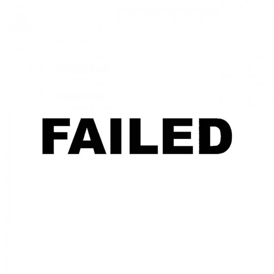 Failedband Logo Vinyl Decal