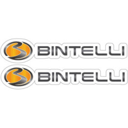 Bintelli Stickers - Electric Scooter Logo Decals (2-Pack)