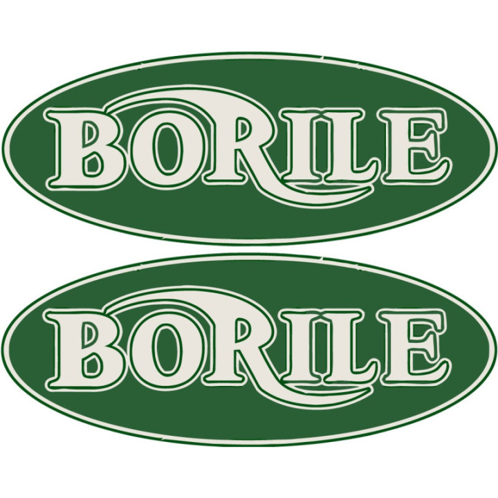 Borile Logo Style 2 Stickers Decals 2x - DecalsHouse