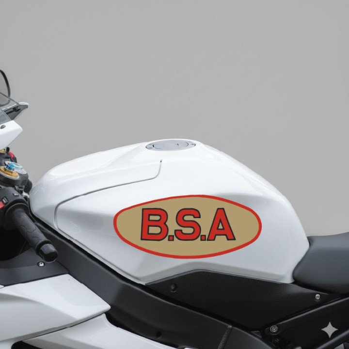 Bsa Logo Badge Stickers Decals 2x - DecalsHouse