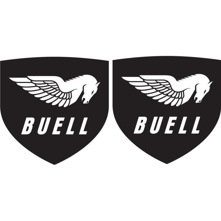 Buell Badge Style 2 Stickers Decals 2x - DecalsHouse