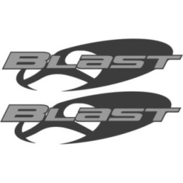 Buell Blast Dark Stickers Decals 2x - DecalsHouse