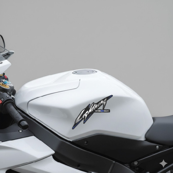 Buell Lightning XB9SX Stickers – Black Blue Naked Motorcycle Decals (2-Pack)