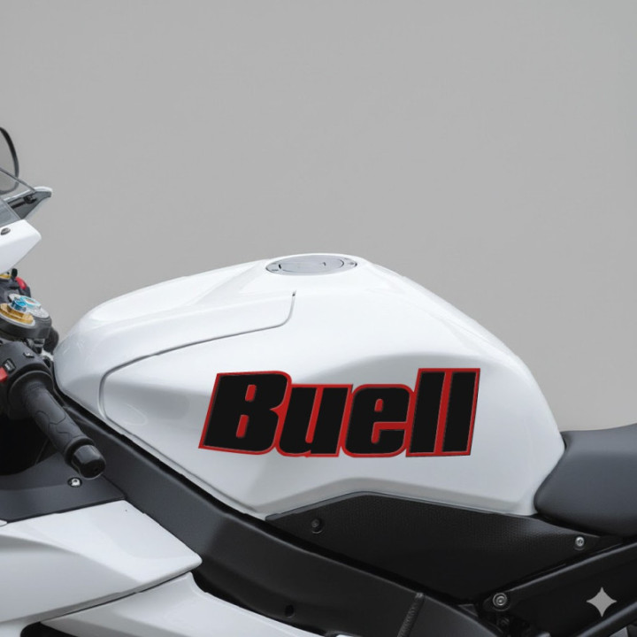 Buell Motorcycle Stickers – XB12R Lightning Firebolt Decals (2-Pack)