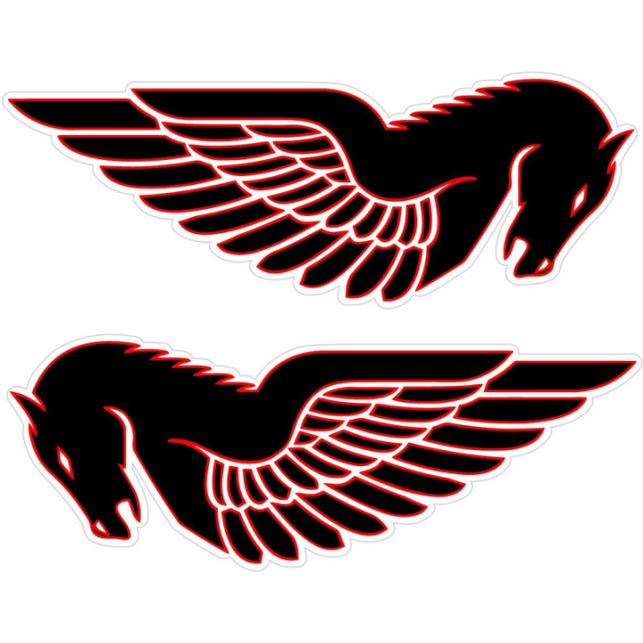 Buell Logo Style 3 Stickers Decals 2x - DecalsHouse