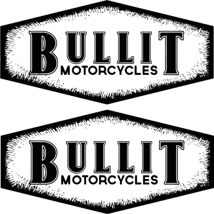 Bullit Logo Stickers Decals 2x - DecalsHouse