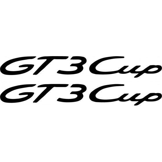 2x Porsche Gt3 Cup Decals...