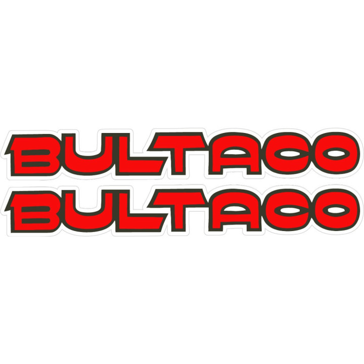 Bultaco Stickers – Trials Enduro Classic Motorcycle Decals (2-Pack)