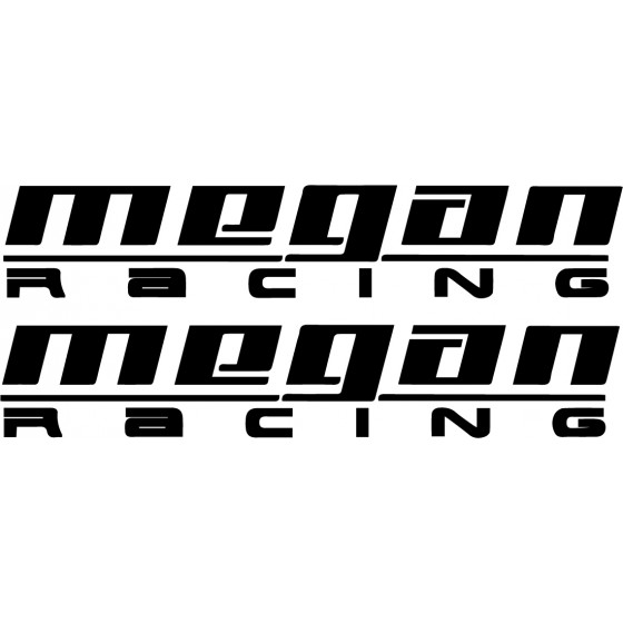 2x Megan Racing Logo Vinyl...