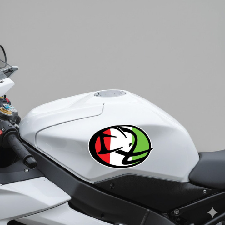 Cagiva Logo Oval Stickers Decals 2x - DecalsHouse