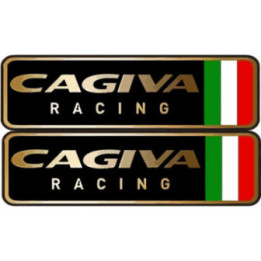 Cagiva Racing Badge Stickers Decals 2x - DecalsHouse