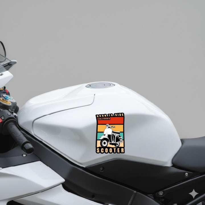 California Scooter Logo Stickers Decals 2x - DecalsHouse