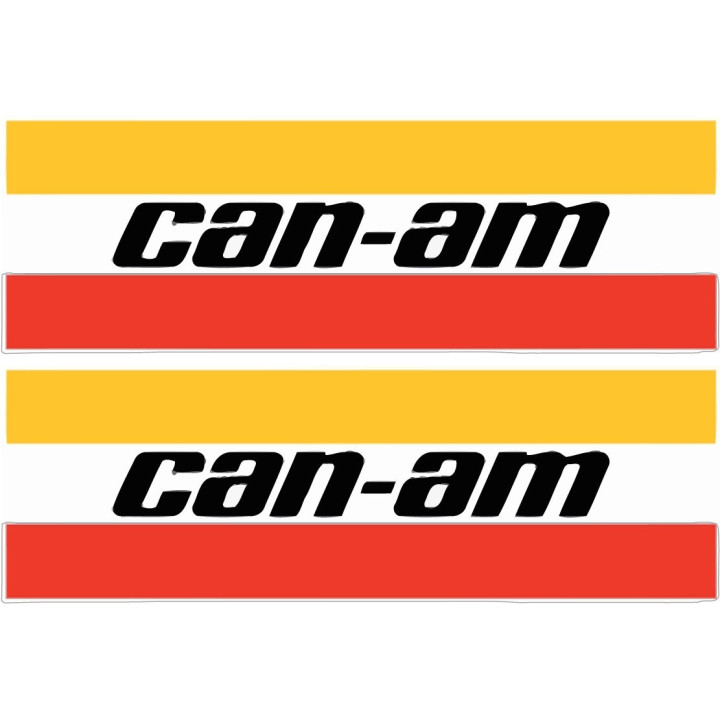 Can Am Badge Stickers Decals 2x - DecalsHouse