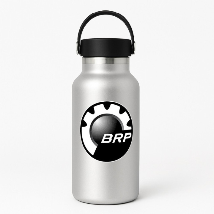 Can Am Brp Logo Round Style 2 Stickers Decals 2x - DecalsHouse