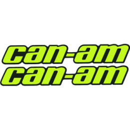 Can Am Lettering Stickers Decals 2x - DecalsHouse