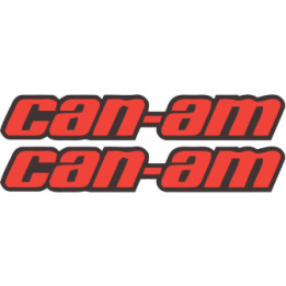 Can Am Lettering Style 3 Stickers Decals 2x - DecalsHouse