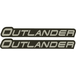 Can-Am Outlander Stickers – ATV 4x4 Quad Decals (2-Pack)