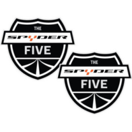 Can Am Spyder Five Badge Stickers Decals 2x - DecalsHouse