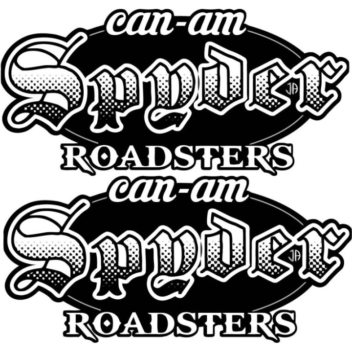 Can Am Spyder Roadsters Stickers Decals 2x - DecalsHouse