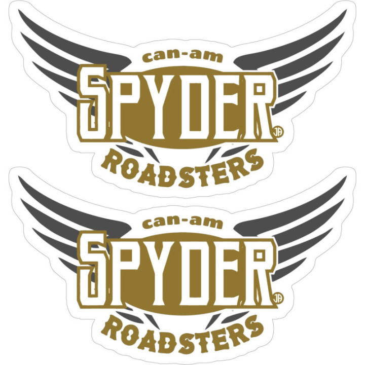 Can Am Spyder Roadsters Wings Stickers Decals 2x - DecalsHouse
