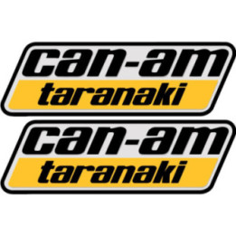 Can Am Taranaki Logo Badge Stickers Decals 2x - DecalsHouse