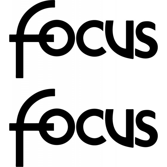 2x Ford Focus Logo Vinyl...