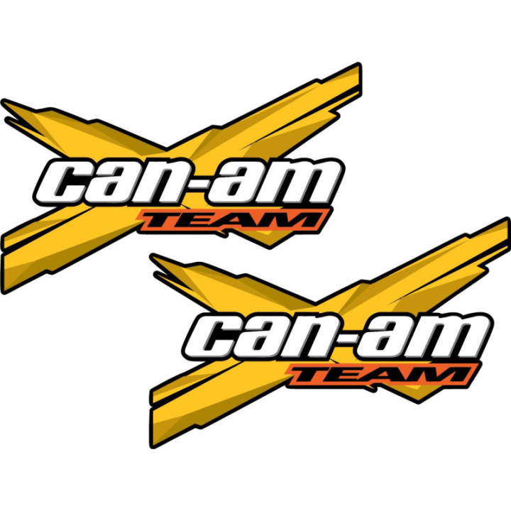 Can Am Team Logo Stickers Decals 2x - DecalsHouse