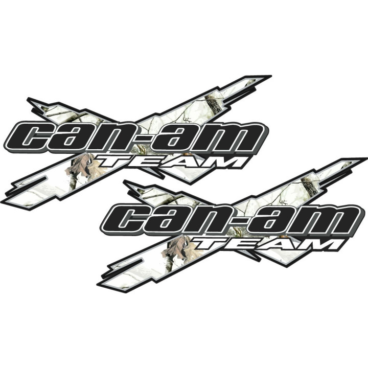 Can Am Team Logo Style 2 Stickers Decals 2x - DecalsHouse