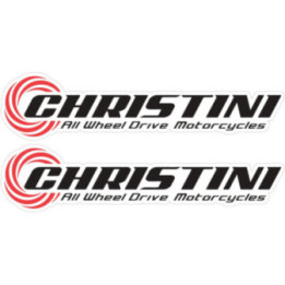 Christini Logo Stickers Decals 2x - DecalsHouse