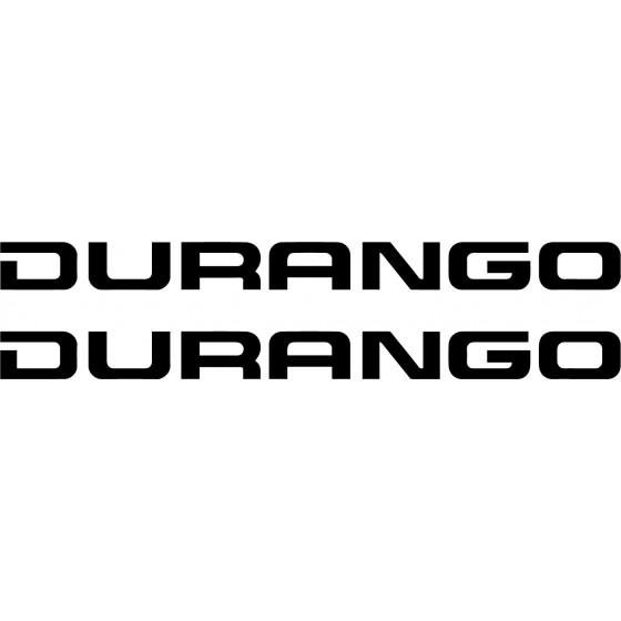 2x Dodge Durango Decals...