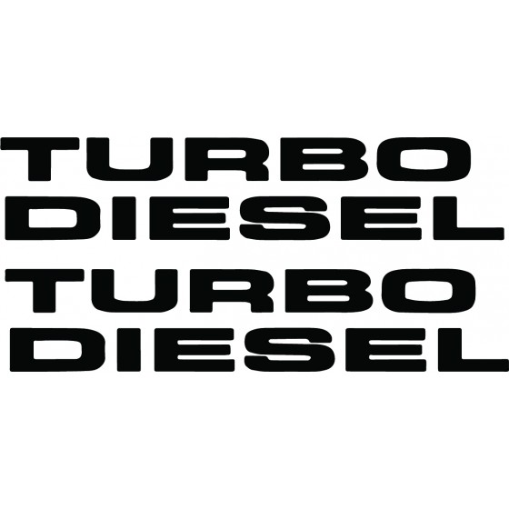 2x Turbo Diesel Vinyl...
