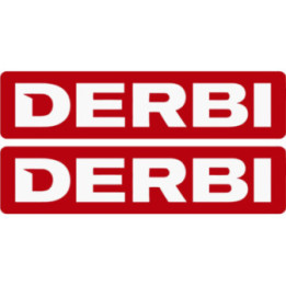 Derbi Logo Style 4 Stickers Decals 2x - DecalsHouse