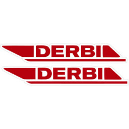 Derbi Logo Style 5 Stickers Decals 2x - DecalsHouse