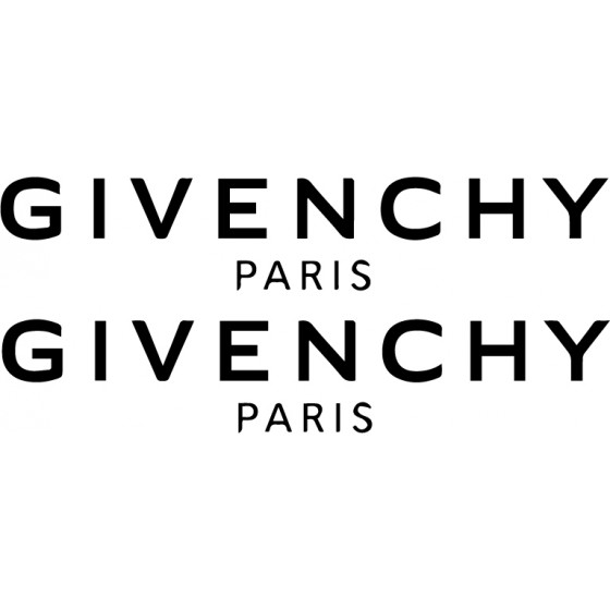 2x Givenchy Paris Logo...